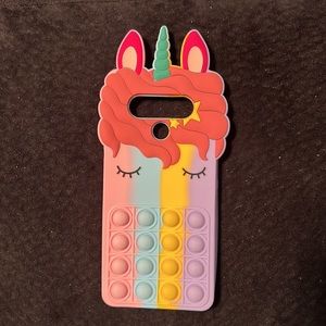 ⭐️ LG Stylo 6 cell protective case lash horse Unicorn bubble figit stress relief
